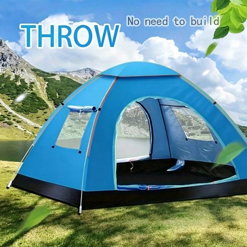 Person man family tent - man,